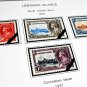 COLOR PRINTED LEEWARD ISLANDS  1890-1954 STAMP ALBUM PAGES (8 illustrated pages)