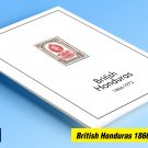 COLOR PRINTED BRITISH HONDURAS 1866-1973 STAMP ALBUM PAGES (30 illustrated pages)