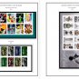 COLOR PRINTED US PLATE BLOCKS 2016-2020 STAMP ALBUM PAGES (50 illustrated pages)