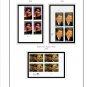 COLOR PRINTED US PLATE BLOCKS 2000-2005 STAMP ALBUM PAGES (68 illustrated pages)
