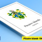COLOR PRINTED PITCAIRN ISLANDS 1940-2010  STAMP ALBUM PAGES (118 illustrated pages)