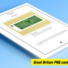 COLOR PRINTED GREAT BRITAIN 2019 PHQ CARDS STAMP ALBUM PAGES (151 illustrated pages)
