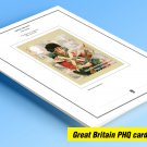 COLOR PRINTED GREAT BRITAIN 2015 PHQ CARDS STAMP ALBUM PAGES (133 illustrated pages)
