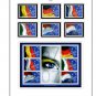 COLOR PRINTED GIBRALTAR 1886-2010 STAMP ALBUM PAGES (197 illustrated pages)