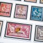 COLOR PRINTED FRENCH MOROCCO 1891-1955 STAMP ALBUM PAGES (46 illustrated pages)