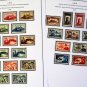 COLOR PRINTED FEZZAN GHADAMES 1946-1951 STAMP ALBUM PAGES (6 illustrated pages)