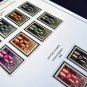 COLOR PRINTED FEZZAN GHADAMES 1946-1951 STAMP ALBUM PAGES (6 illustrated pages)