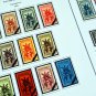 COLOR PRINTED MARTINIQUE 1883-1947 STAMP ALBUM PAGES (26 illustrated pages)