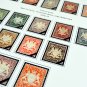 COLOR PRINTED GERMANY STATES 1849-1923 STAMP ALBUM PAGES (66 illustrated pages)