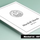 PRINTED MARSHALL ISLANDS 1897-2010 STAMP ALBUM PAGES (232 pages)