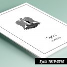 PRINTED SYRIA 1919-2010 PRINTED STAMP ALBUM PAGES (290 pages)