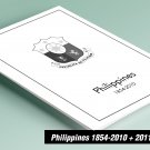PRINTED PHILIPPINES 1854-2010 + 2011-2020 STAMP ALBUM PAGES (656 pages)