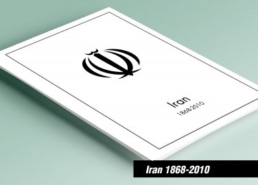 PRINTED IRAN 1868-2010 PRINTED STAMP ALBUM PAGES (315 pages)