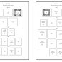 PRINTED INDIA 1852-2010 PRINTED STAMP ALBUM PAGES (306 pages)