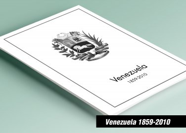 PRINTED VENEZUELA 1859-2010 STAMP ALBUM PAGES (460 pages)