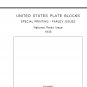 PRINTED U.S.A. PLATE BLOCKS 1901-2010 + 2011-2020 PRINTED STAMP ALBUM PAGES (888 pages)