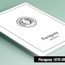 PRINTED PARAGUAY 1870-2010 STAMP ALBUM PAGES (775 pages)