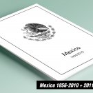 PRINTED MEXICO 1856-2010 + 2011-2020 STAMP ALBUM PAGES (494 pages)