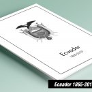 PRINTED ECUADOR 1865-2010 STAMP ALBUM PAGES (441 pages)