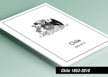 PRINTED CHILE 1853-2010 PRINTED STAMP ALBUM PAGES (272 pages)