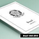 PRINTED BRAZIL 1843-2010 STAMP ALBUM PAGES (466 pages)