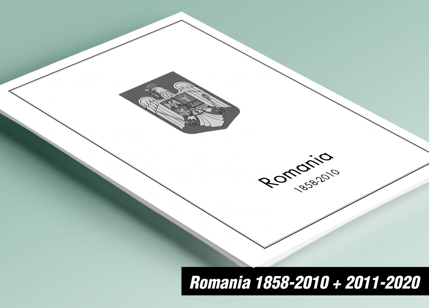 PRINTED ROMANIA 1858-2010 + 2011-2020 STAMP PRINTED STAMP ALBUM PAGES (1102 pages)
