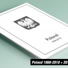 PRINTED POLAND 1860-2010 + 2011-2020 STAMP ALBUM PAGES (699 pages)