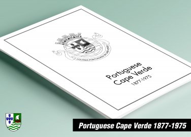 PRINTED PORTUGUESE CAPE VERDE 1877-1975 STAMP ALBUM PAGES (29 pages)