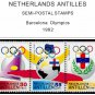 COLOR PRINTED NETHERLANDS ANTILLES 1973-2010 STAMP ALBUM PAGES (237 illustrated pages)
