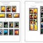 COLOR PRINTED NETHERLANDS ANTILLES 1973-2010 STAMP ALBUM PAGES (237 illustrated pages)