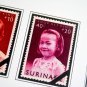 COLOR PRINTED SURINAM [COLONY] 1873-1975 STAMP ALBUM  PAGES (62 illustrated pages)