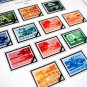 COLOR PRINTED SURINAM [COLONY] 1873-1975 STAMP ALBUM  PAGES (62 illustrated pages)