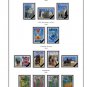COLOR PRINTED ARUBA 1986-2010 STAMP ALBUM PAGES (54 illustrated pages)