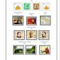 COLOR PRINTED LITHUANIA 1990-2010 + 2011-2020 STAMP ALBUM PAGES (106 illustrated pages)
