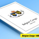 COLOR PRINTED BELGIAN CONGO 1886-1960 STAMP ALBUM PAGES (95 illustrated pages) + FREE PDF LIBRARY