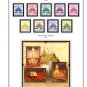 COLOR PRINTED THAILAND 2016-2020 STAMP ALBUM PAGES (48 illustrated pages)
