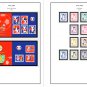 COLOR PRINTED THAILAND 2016-2020 STAMP ALBUM PAGES (48 illustrated pages)