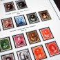 COLOR PRINTED HAWAII 1851-1896 STAMP ALBUM PAGES (6 illustrated pages)