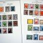 COLOR PRINTED HAWAII 1851-1896 STAMP ALBUM PAGES (6 illustrated pages)