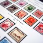 COLOR PRINTED HAWAII 1851-1896 STAMP ALBUM PAGES (6 illustrated pages)