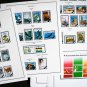 COLOR PRINTED AUSTRALIA 1976-1990 STAMP ALBUM PAGES (63 illustrated pages)