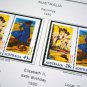 COLOR PRINTED AUSTRALIA 1976-1990 STAMP ALBUM PAGES (63 illustrated pages)