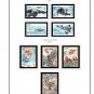 COLOR PRINTED CHINA P.R.C. 2021-2024 STAMP ALBUM PAGES (57 illustrated pages)