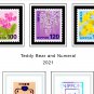 COLOR PRINTED JAPAN 2021-2023 STAMP ALBUM PAGES (118 illustrated pages)