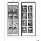 US 2006-2010 PLATE BLOCKS STAMP ALBUM PAGES (51 PDF b&w illustrated pages)