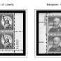 US 1950-1959 PLATE BLOCKS STAMP ALBUM PAGES (50 PDF b&w illustrated pages)