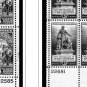 US 1940-1949 PLATE BLOCKS STAMP ALBUM PAGES (45 PDF b&w illustrated pages)