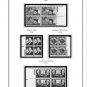 US 1940-1949 PLATE BLOCKS STAMP ALBUM PAGES (45 PDF b&w illustrated pages)