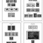 UNITED NATIONS - NEW YORK 1951-2020 STAMP ALBUM PAGES (229 PDF b&w illustrated pages)