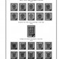 SWEDEN 1855-2010 STAMP ALBUM PAGES (264 PDF b&w illustrated pages)